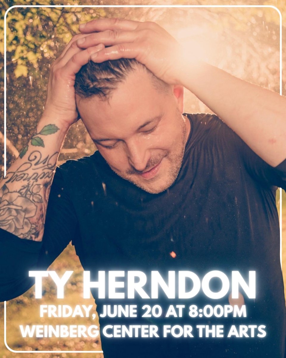 Weinberg Center (@weinbergcenter) on Twitter photo ✨ Country artist Ty Herndon hits the Weinberg Center stage June 20 at 8 PM! Don’t miss a night of chart-toppers and powerful storytelling.
🎟️Tickets: bit.ly/Ty-tix #weinbergcenter #visitfrederickmd #newspirearts <a href="/TyHerndoncom/">Ty Herndon</a> ✨ Country artist Ty Herndon hits the Weinberg Center stage June 20 at 8 PM! Don’t miss a night of chart-toppers and powerful storytelling.
🎟️Tickets: bit.ly/Ty-tix #weinbergcenter #visitfrederickmd #newspirearts <a href="/TyHerndoncom/">Ty Herndon</a>