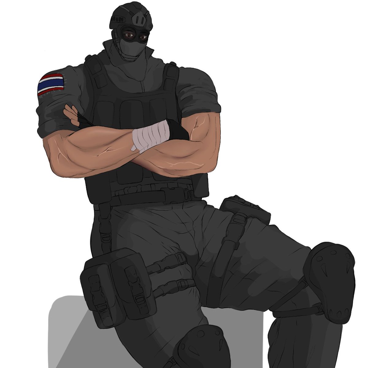 วาดทหารครับ