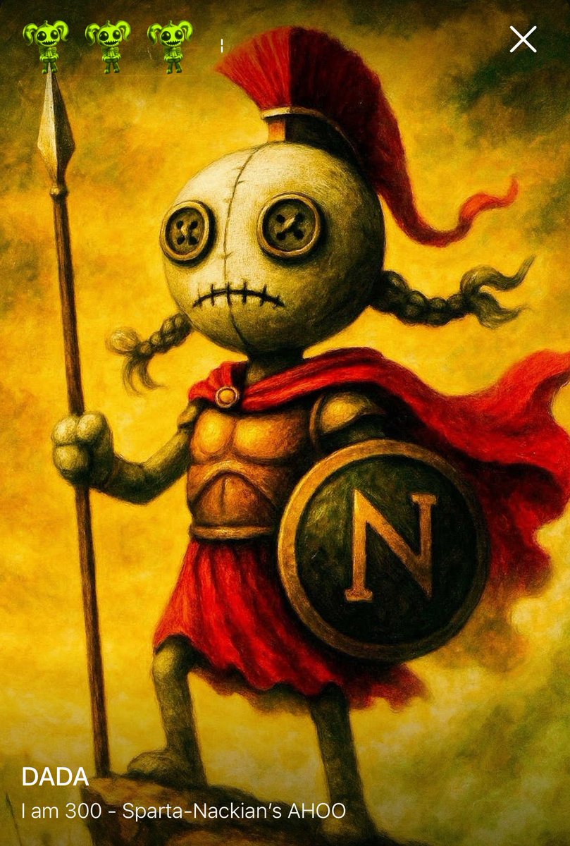 Sotantar_AN_Amb's tweet photo. I have reached a #milestone today.
300 days on #AckiNacki 😊
Mint my #DaDa_Popit
„I am 300 - Sparta-Nackian’s AHOO“
https://t.co/YhYri9KbBo
#AckinackiChain https://t.co/J1tQeS5OF3