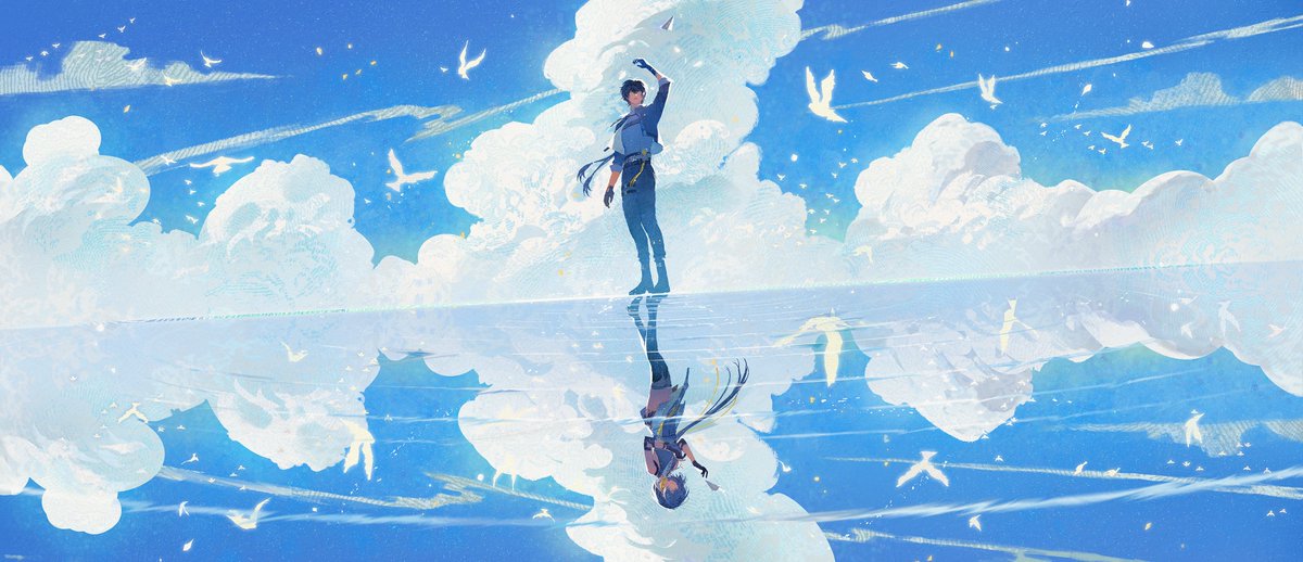 KrusierWeasley's tweet image. 🌊✉️🕊️✨
Very glad to have created the illustration for Wuthering Wave’s in game event!
Happy 1st Anniversary!!! 🌊💖
#鳴潮
#WutheringWaves