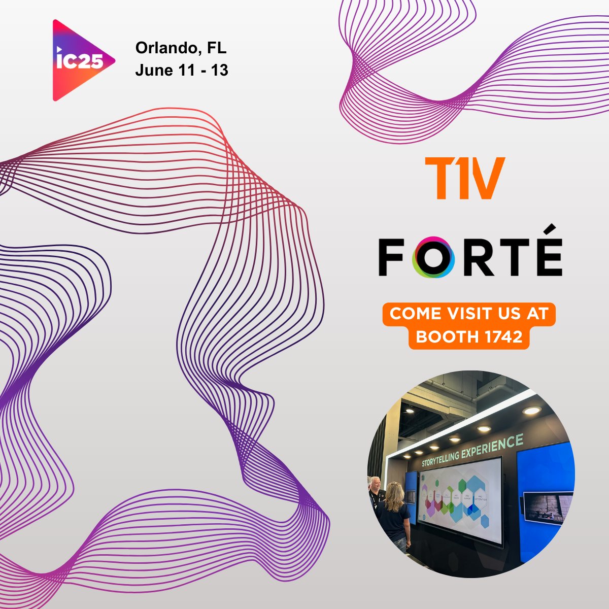 T1V joins us at InfoComm 2025 in booth 1742. See how our communication and collaboration solutions, combined with T1V's cutting-edge software, work together. Discover what's possible when innovative software meets expert implementation! #InfoComm #ProAV 4te.pro/4kycw6D