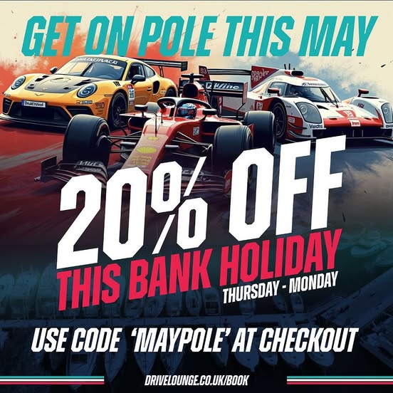 Looking for some high octane fun this bank holiday? We’ve got you covered with 20% off this weekend! Use code MAYPOLE at checkout.