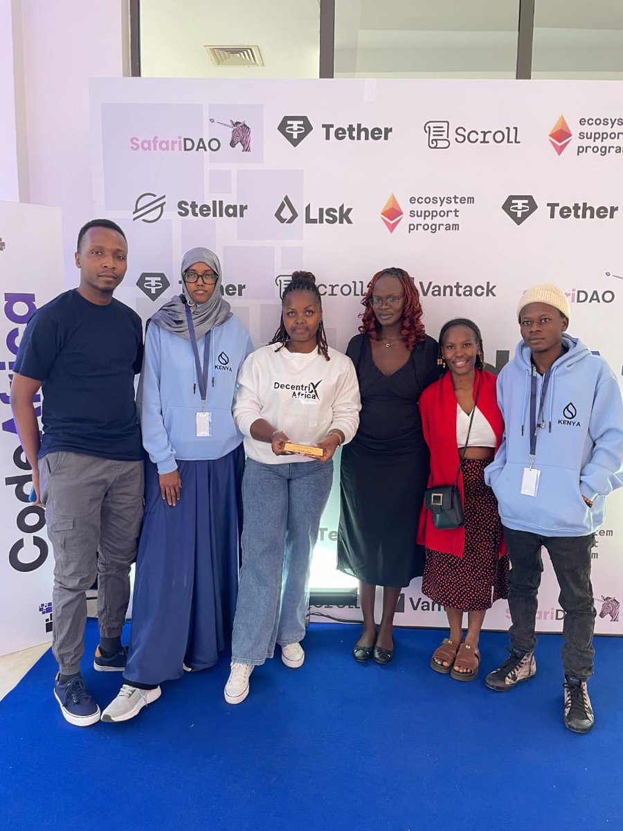 SuiNetwork Africa (@suimoveafrica) on Twitter photo Big win for the Sui ecosystem!
Sui just took home the Africa Emerging Tech Award at the One Dev conference in Kenya 🇰🇪 — received by our amazing <a href="/SuiNetworkKE/">SUI Kenya Community</a> community!
Huge shoutout to the <a href="/_one_dev/">One Dev #codeafricaconference</a> team and massive thanks to every builder, believer & contributor pushing Sui Big win for the Sui ecosystem!
Sui just took home the Africa Emerging Tech Award at the One Dev conference in Kenya 🇰🇪 — received by our amazing <a href="/SuiNetworkKE/">SUI Kenya Community</a> community!
Huge shoutout to the <a href="/_one_dev/">One Dev #codeafricaconference</a> team and massive thanks to every builder, believer & contributor pushing Sui