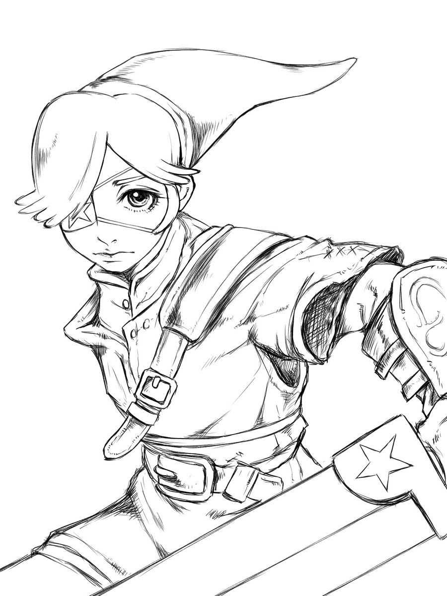 ハイラル
#スカルガ版深夜の真剣お絵描き60分一本勝負
#Skullgirls1HourDrawing