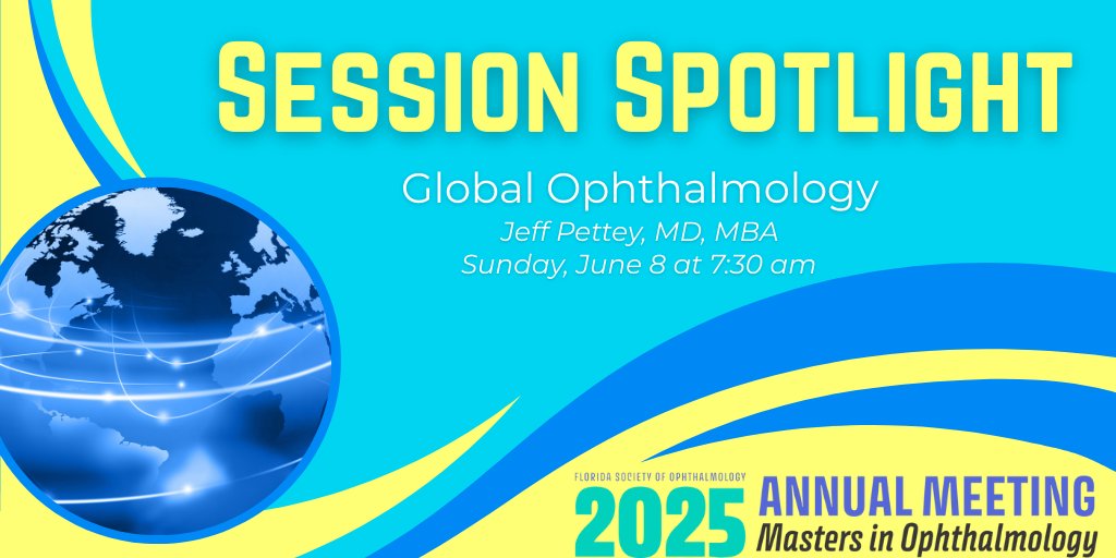 Another session spotlight!🌟

Renowned ophthalmologist Jeff Pettey, MD, MBA will deliver a powerful session on global ophthalmology — you won’t want to miss it!🌍👁️

Explore the full #Ophmasters agenda at ophmasters.com.

#FSO #Eyemds #Ophthalmology