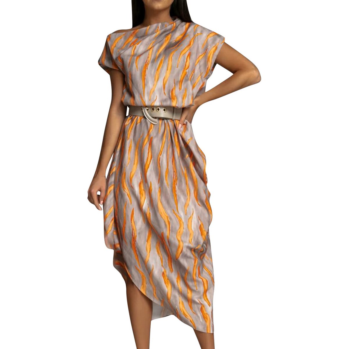 ThimbledFashion's tweet image. Look effortlessly stunning 🌸 This high-waisted A-line dress features soft prints, a round neck &amp;amp; breezy sleeves—perfect for sunny days &amp;amp; stylish moments 💫

🛍️ thimbledfashion.com
#StunningStyle #SummerChic #EffortlessLooks #ThimbledFashion