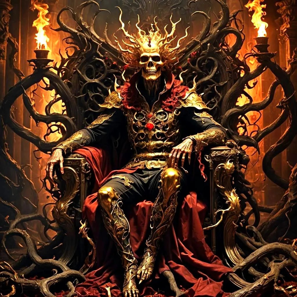 The skeleton king.