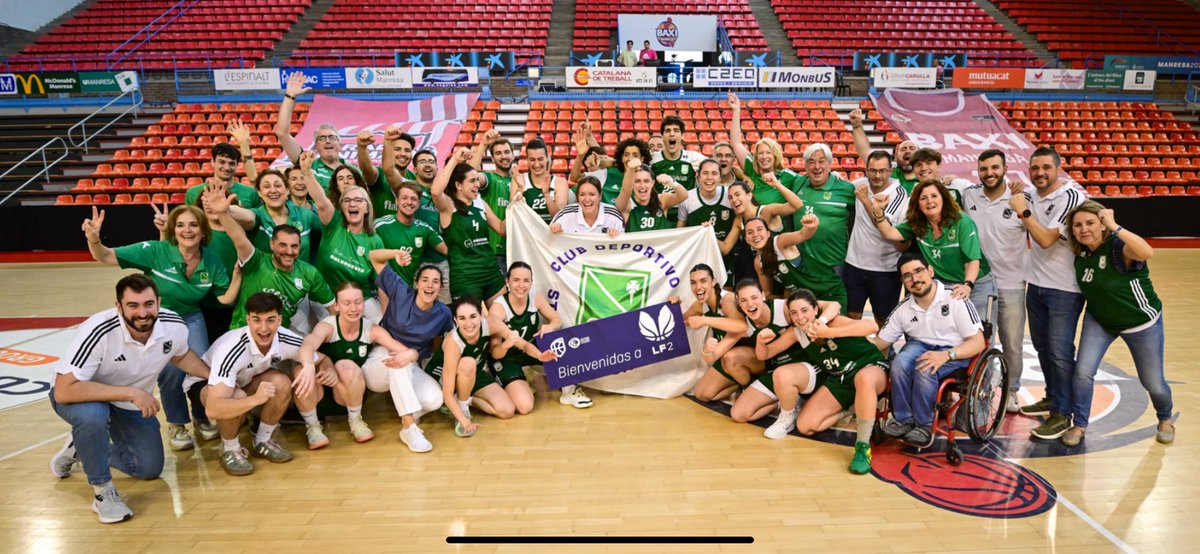 stcbaloncesto's tweet photo. Felicidades EQUIPO 💚 #TocaVolver #SomosSTADIUM @stcasablancazgz @CompeticionFEB @FabasketAragon https://t.co/qNtTIMdas1