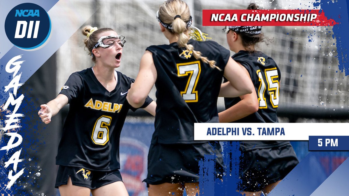 The NE10 (@thenortheast10) on Twitter photo ππππππππππππ πππππππ π
<a href="/AUPanthers/">Adelphi University Athletics</a> play Tampa in the <a href="/NCAADII/">NCAA Division II</a> Championship for the second-straight year. Best of luck to the Panthers! 
π Salem, Va.
ποΈ Kerr Stadium
πΊ tinyurl.com/y73s46u2 
#NE10EMBRACE | #NCAAD2 | #D2WLAX ππππππππππππ πππππππ π
<a href="/AUPanthers/">Adelphi University Athletics</a> play Tampa in the <a href="/NCAADII/">NCAA Division II</a> Championship for the second-straight year. Best of luck to the Panthers! 
π Salem, Va.
ποΈ Kerr Stadium
πΊ tinyurl.com/y73s46u2 
#NE10EMBRACE | #NCAAD2 | #D2WLAX
