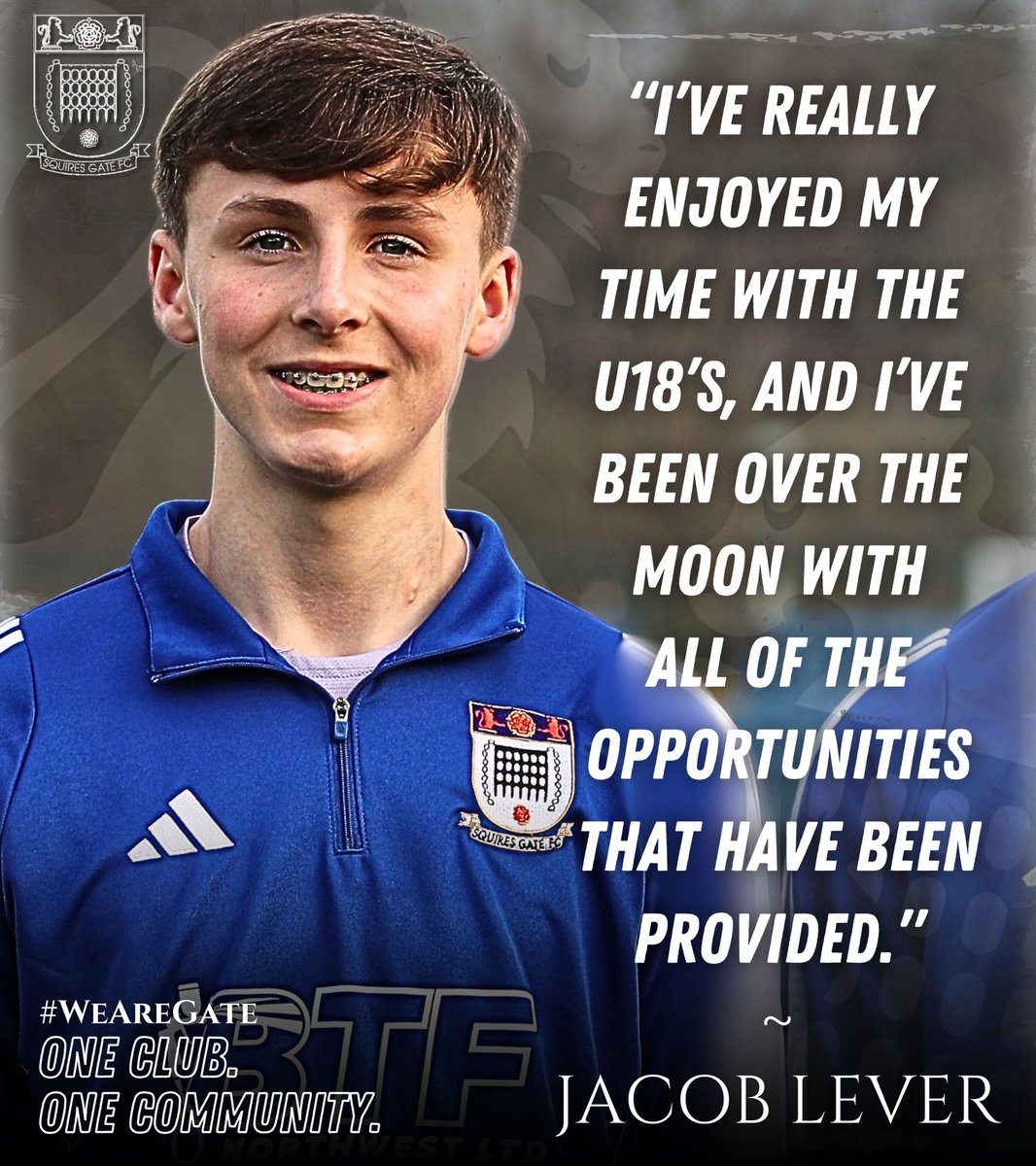 Squires Gate U18s (@squiresgateu18) on Twitter photo ๐ Progressing through the ranks into the first-team, midfielder Jacob Lever reflects on a successful season at the club.๐
๐ pitchero.com/clubs/squiresgโฆ
๐ Trials for our U18โs take place next month, come join the pathway!๐
๐ docs.google.com/forms/d/e/1FAIโฆ
๐ท #WeAreGate | #OneClub ๐ Progressing through the ranks into the first-team, midfielder Jacob Lever reflects on a successful season at the club.๐
๐ pitchero.com/clubs/squiresgโฆ
๐ Trials for our U18โs take place next month, come join the pathway!๐
๐ docs.google.com/forms/d/e/1FAIโฆ
๐ท #WeAreGate | #OneClub