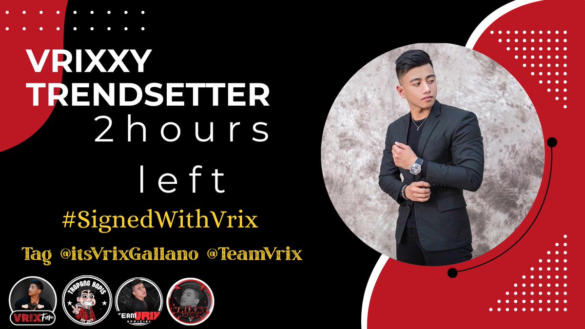 TeamVrix's tweet photo. Tweet ng Tweet !!

Vrix Seals The Deal
#SignedWithVrix
@ItsVrixGallano https://t.co/iYu8xYtqH5