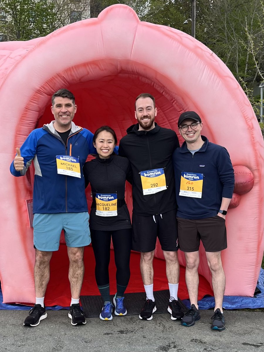 GastroStew's tweet image. Bum Run 2025 - HFX GI Team. Let’s get #crcscreening !! bumrun.com