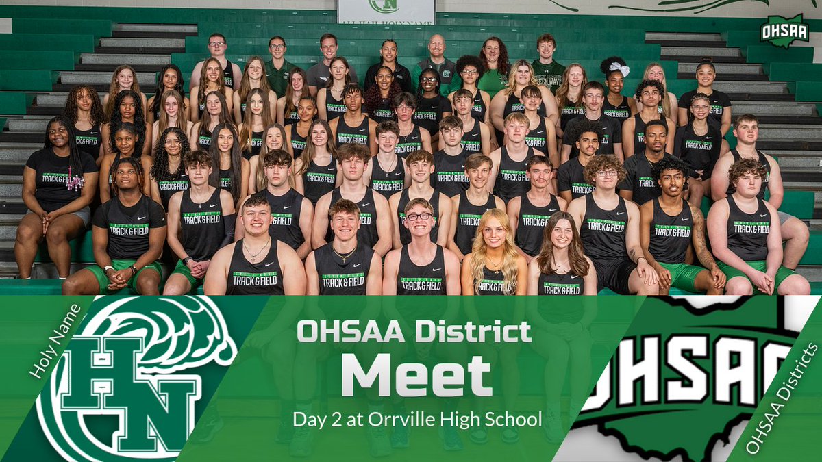 Holy Name Athletics (@namerathletics) on Twitter photo Good luck to <a href="/HNTrack2017/">HN XC and Track</a> as they compete in day 2 at the OHSAA Districts at Orrville High School. Let’s go Green Wave! #NamerPride #AllHail <a href="/HNGreenwave/">Holy Name High School</a> Good luck to <a href="/HNTrack2017/">HN XC and Track</a> as they compete in day 2 at the OHSAA Districts at Orrville High School. Let’s go Green Wave! #NamerPride #AllHail <a href="/HNGreenwave/">Holy Name High School</a>