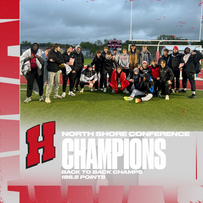 NorthShoreConf's tweet photo. Congratulations to the @GoHHSathletics  Girls &amp; Boys Track &amp; Field teams for winning the 2⃣0️⃣2️⃣5️⃣ @northshoreconference Meet 🏃‍♀️🏃‍♂️💨 
For final results, standings, etc please visit ➡️ https://t.co/J6IyNn0v2j https://t.co/IRvXzMTU4R