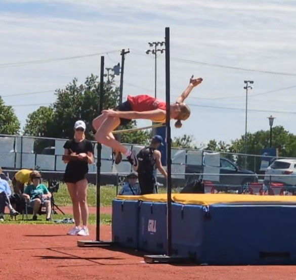 Sophomore Charli Bohnen qualified for STATE in high jump! Charli will jump at State Track at WSU on Friday, May 30th at 11:30 am!

Video of qualifying jump in the comments!