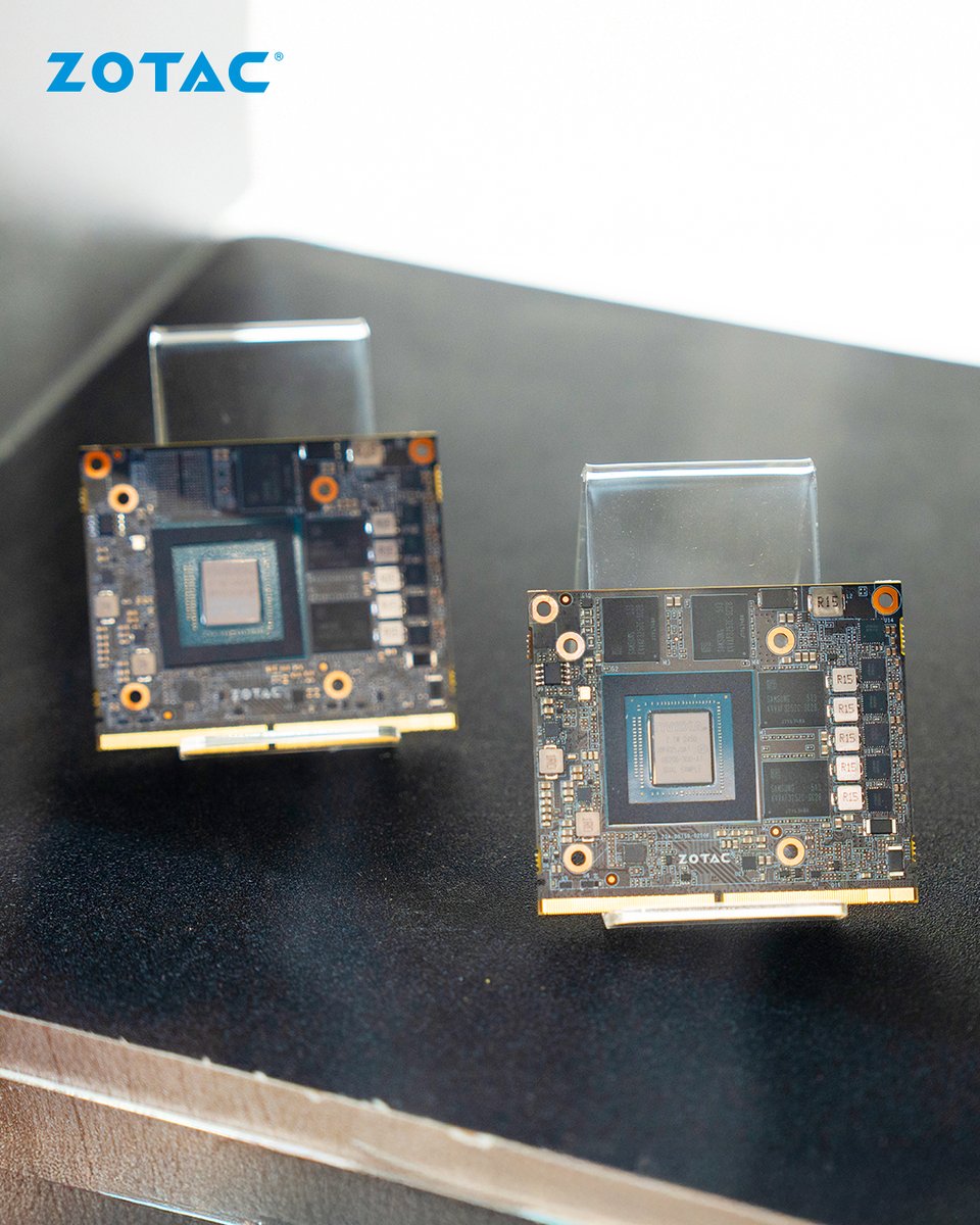 ZOTACFrance's tweet image. 🚀 Dernières nouveautés du #COMPUTEX2025 !

ZOTAC présente les premiers GPUs embarqués NVIDIA RTX PRO™ de la génération Blackwell – conçus pour l&apos;IA avancée et au-delà.

🔹 ZP-RTXPRO-5000-B
🔹 ZP-RTXPRO-4000-B
🔹 ZP-RTXPRO-2000-A
🔹 ZP-RTXPRO-500-A

#ZOTAC #InnovationTech #AI