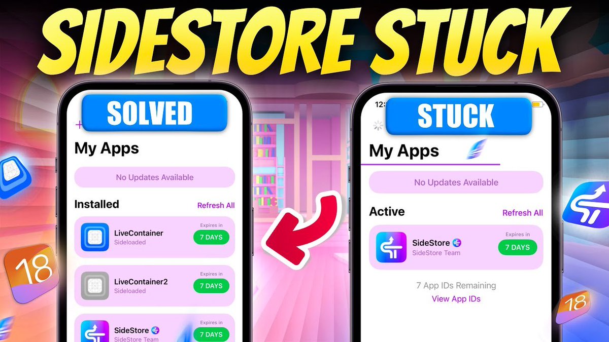 Techjunkie_Aman's tweet image. Is SideStore stuck on “Sideloading…” or “Installing IPA”?
Here’s the FIX you need to get your apps installed smoothly!
Watch: youtu.be/DBVyTzr1ne8

#SideStore #IPAInstaller #iOSSideloading #FixiOS #iOSApps #TechTips #AppleFix #iOS2025 #TechjunkieAman