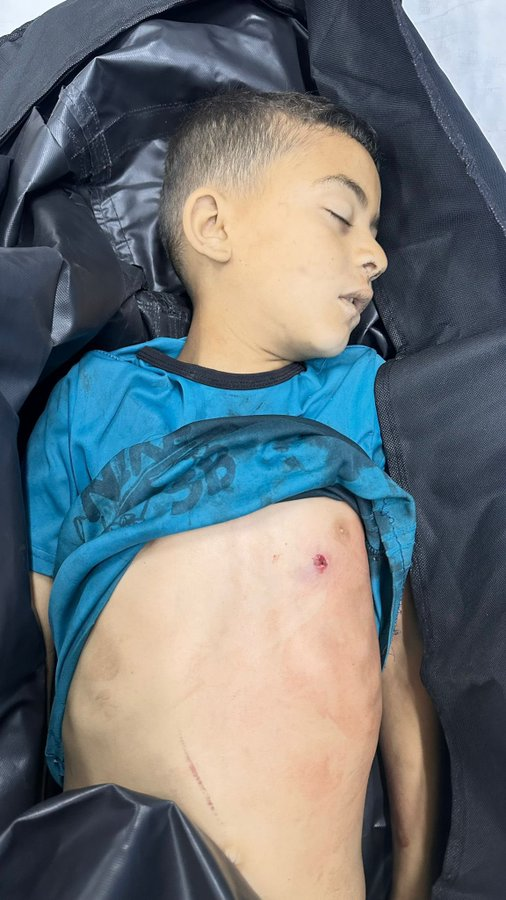 Two Israeli Embassy staff shot = wall-to-wall media frenzy. Tear-jerking tales of future wedding. Country mourns.
Ahmed Yousef Bakr, a Palestinian child, shot through the heart by an Israeli drone = zero media coverage. No heartbreaking tales of Ahmed's stolen future.
Nothing...