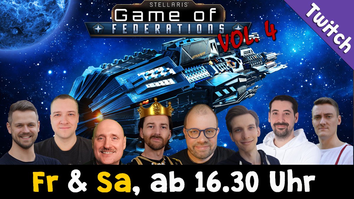 Können die staubigen, traurigen Steine wieder fröhlich werden? Was wird aus der Galaxis nach dem Ausbruch des Größenwahns der Ordo Mortalis? All das und mehr gleich im Finale von #GameofFederations mit #Stellaris. U.a. bei mir live auf Twitch: twitch.tv/steinwallen