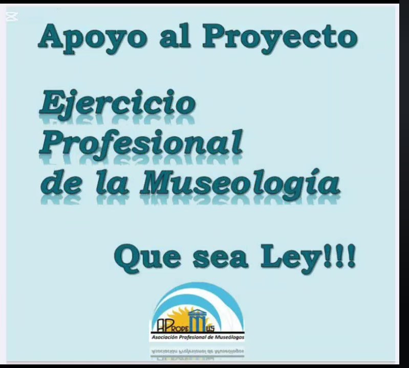 AMuseologos's tweet photo. @Vivoelsabado  #vivoelsabado
#aprodemus 
✅En la semana del Día Internacional de los Museos se presentó el Proyecto de Ley de "Regulación del Ejercicio Profesional de la Museología" en la HCDN.
 *#diadelosmuseos*  #museologíaargentina https://t.co/qjV7PPJIoU