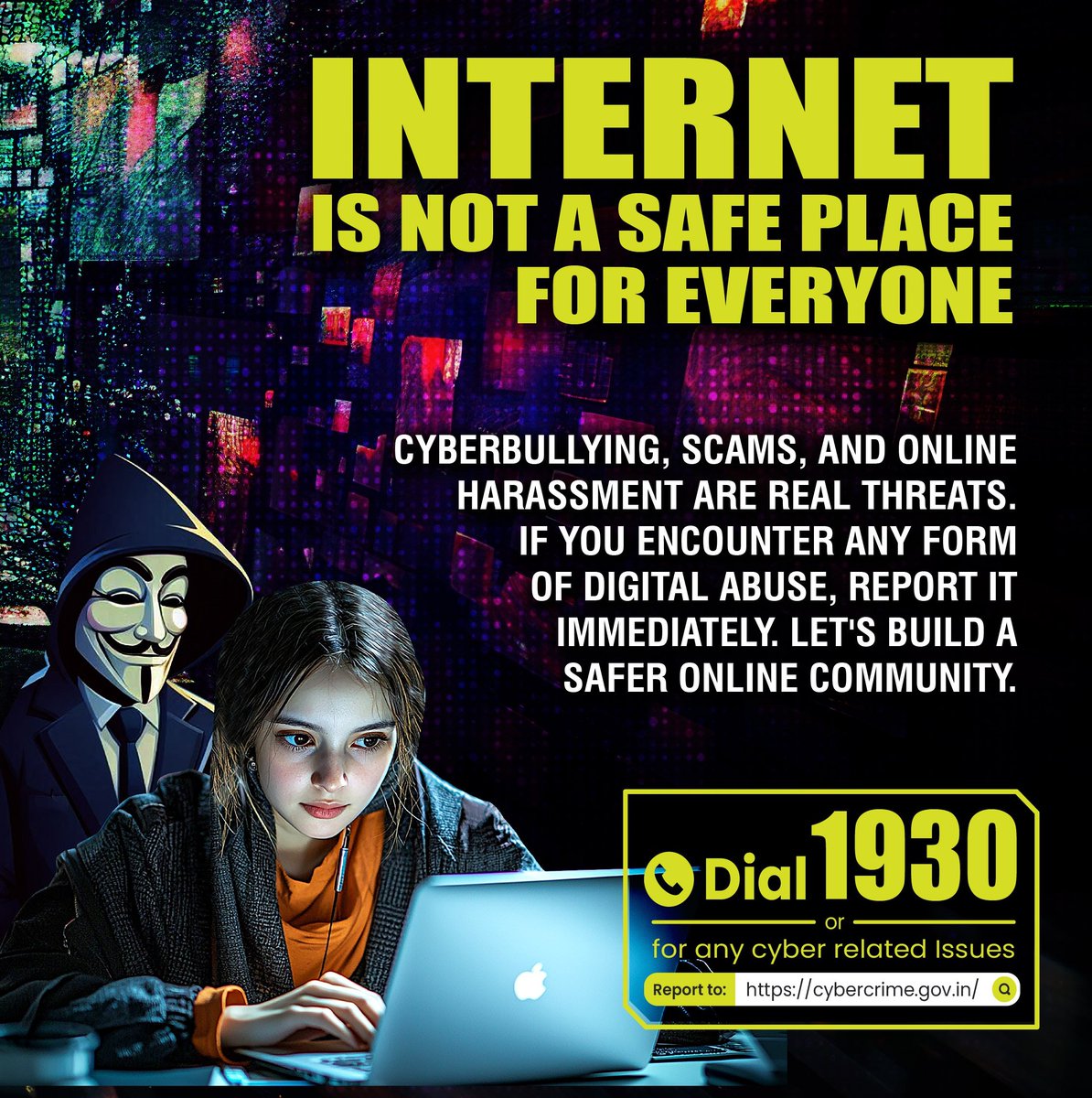 Keep an eye on your children's activity on the internet..!
#StaySafe