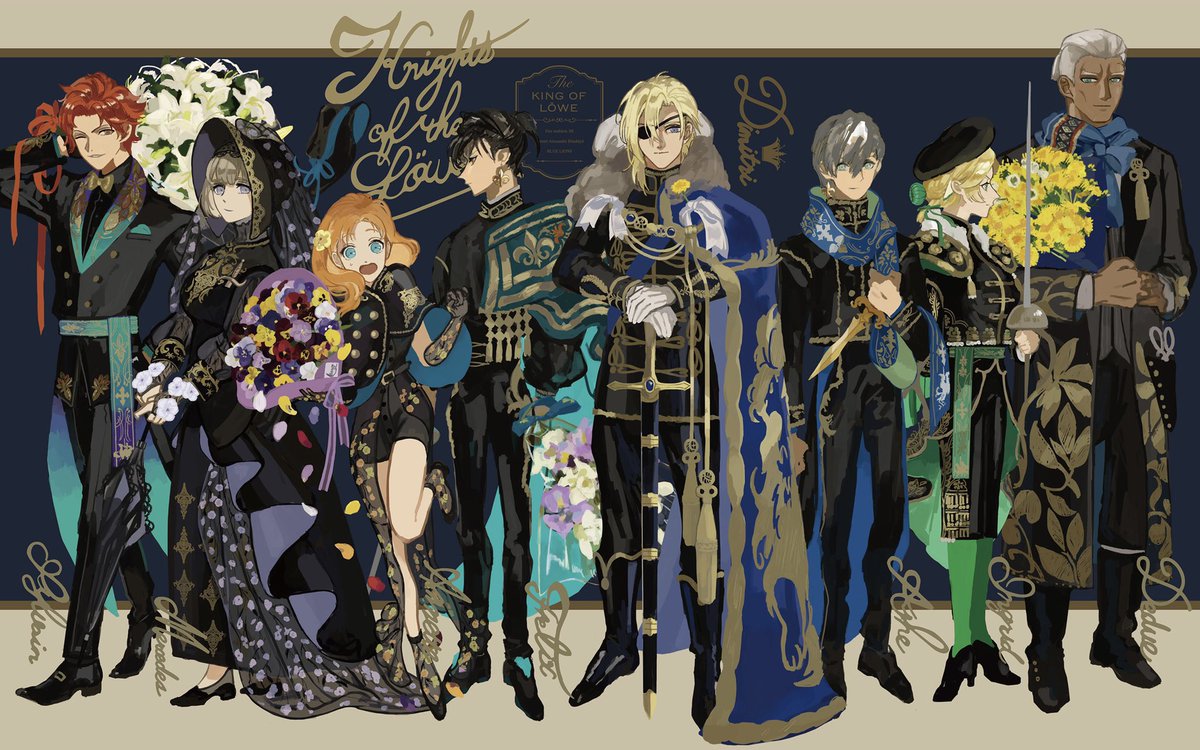 カラーの方も再掲🦁💐今でもお気に入りです　#FE3H