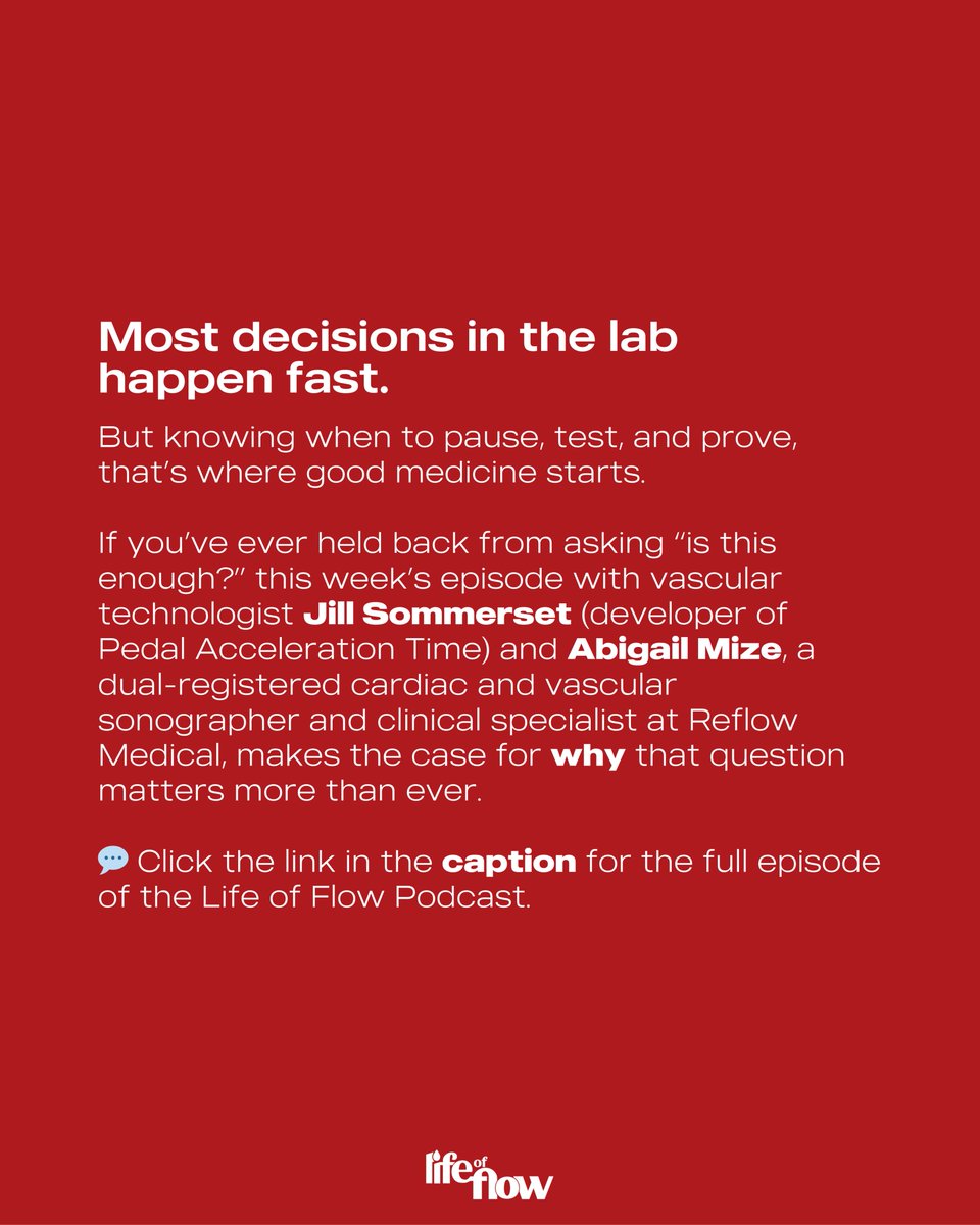 In critical limb cases, the default is often to do more.
More vessels, more coverage, more time on the table.

But what if the patient doesn’t need more?
What if one well-executed intervention is enough, and there’s a way to prove it?

In this week's episode of the Life of Flow