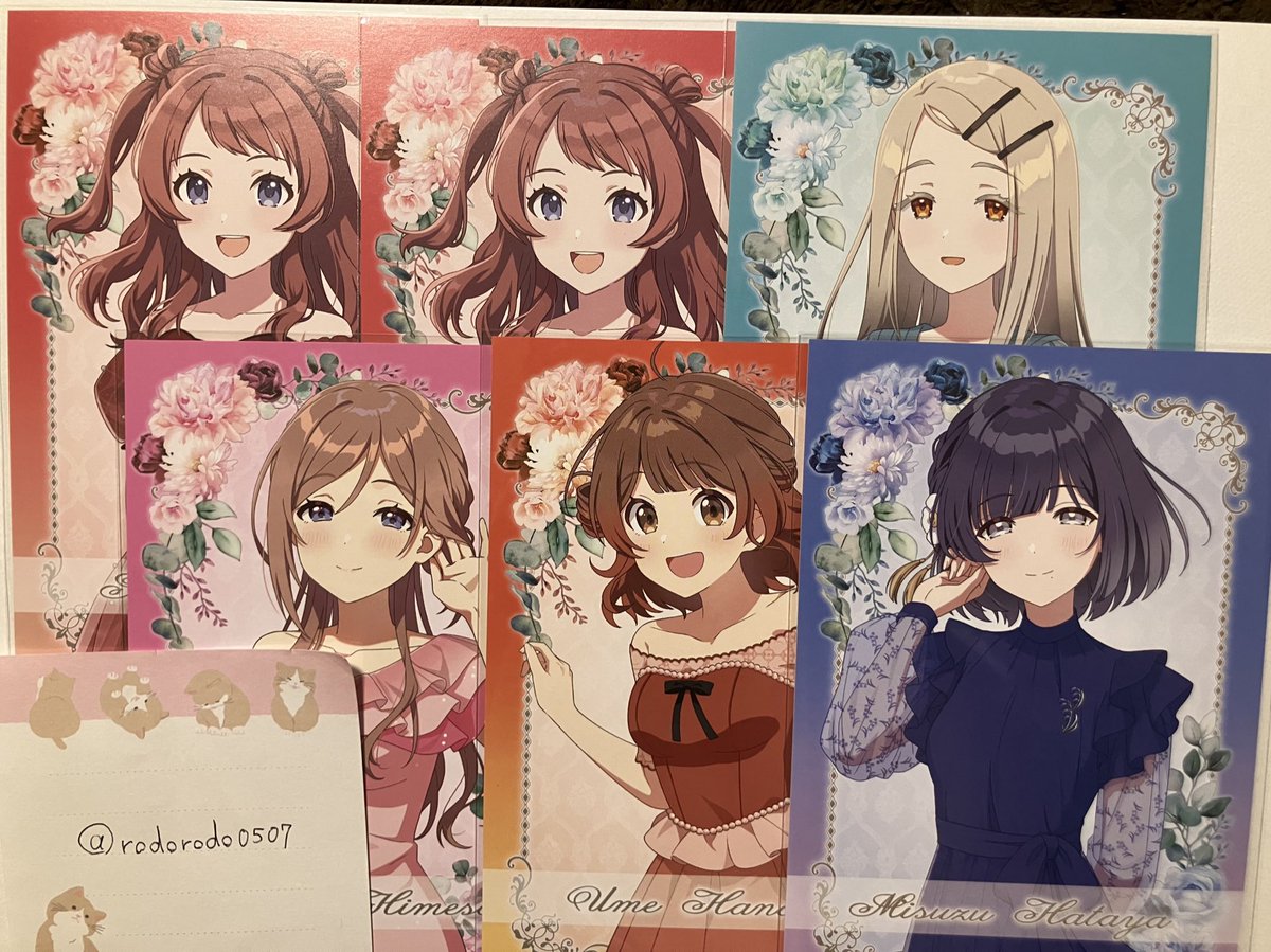 rodorodo0507's tweet photo. 【交換】学マス　学園アイドルマスター　アートクリアカード　アニメイト特典

⭐️譲
⚪︎カード
箔押しSSR咲季、佑芽、麻央
箔押しSR清夏、咲季、佑芽、リーリヤ、広
他ノーマル画像参照

⚪︎アニメイト特典ポストカード
咲季×2、広、莉波、佑芽、美鈴

リプライに続きます↓ https://t.co/RJwHT0D26e