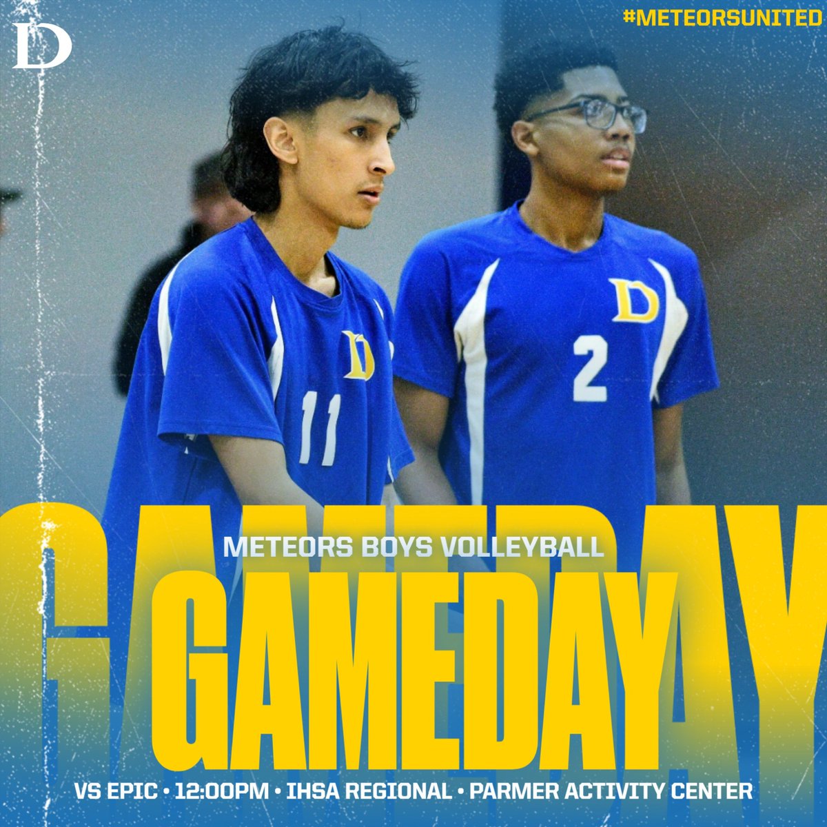 🔥 It’s GAME DAY for the Meteors! 🔥

⚽ Girls Soccer battles Mansueto in the Regional Championship!
⚾ Baseball wraps up the regular season at Oak Lawn!
🏐 Boys Volleyball faces Epic in the IHSA Regionals!

#MeteorsUnited #GoMeteors☄️