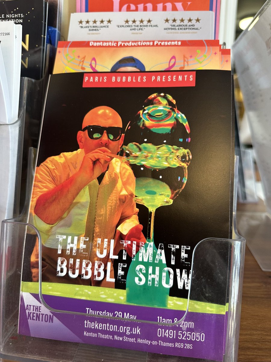 Sara Davies (@misssrdavies) on Twitter photo <a href="/ParisBubblesFr/">Paris Bubbles</a> brings The ultimate Bubble Show - high energy, surprises and all the bubbles you could want! <a href="/kentontheatre/">The Kenton Theatre</a> on May 29 at 11am and 2pm. Tickets available on website thekenton.org.uk/events/the-ult… or the Box Office on 01491 525050 (Mon to Sat, 11am-3pm) #kentonvolunteer 🎭 <a href="/ParisBubblesFr/">Paris Bubbles</a> brings The ultimate Bubble Show - high energy, surprises and all the bubbles you could want! <a href="/kentontheatre/">The Kenton Theatre</a> on May 29 at 11am and 2pm. Tickets available on website thekenton.org.uk/events/the-ult… or the Box Office on 01491 525050 (Mon to Sat, 11am-3pm) #kentonvolunteer 🎭