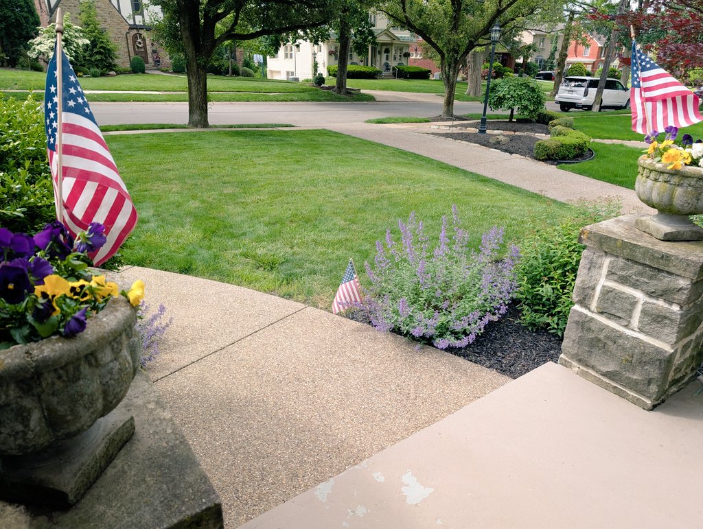 On this Memorial Day weekend, we fly our flags to remember the service men and women who gave their lives to protect this country. Over 1.1 million Americans have lost their lives in wars since the Revolution. We honor them!