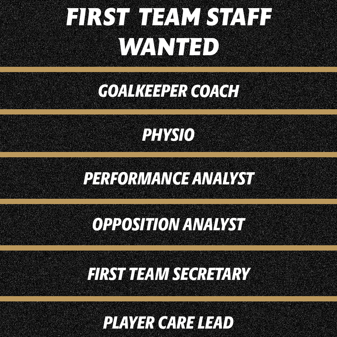 Notts County Women FC (@ncfc_women) on Twitter photo We're recruiting key roles within our first team set up for the 2025/26 <a href="/FAWNL/">FA Women's National League</a> season ๐คฉ
To apply please email your CV to either harry.mclean@nottscountyfc.co.uk or adam.dunleavy@nottscountyfc.co.uk
#aspire #achieve #inspire #Notts #NottsCounty #COYP We're recruiting key roles within our first team set up for the 2025/26 <a href="/FAWNL/">FA Women's National League</a> season ๐คฉ
To apply please email your CV to either harry.mclean@nottscountyfc.co.uk or adam.dunleavy@nottscountyfc.co.uk
#aspire #achieve #inspire #Notts #NottsCounty #COYP