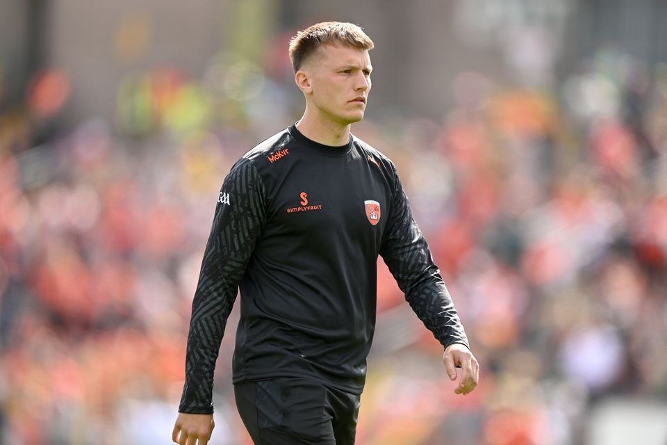 Rian O’Neill was not named in the Armagh 26 yesterday.

He has now been added to Armagh’s matchday 26 in place of Aidan Forker