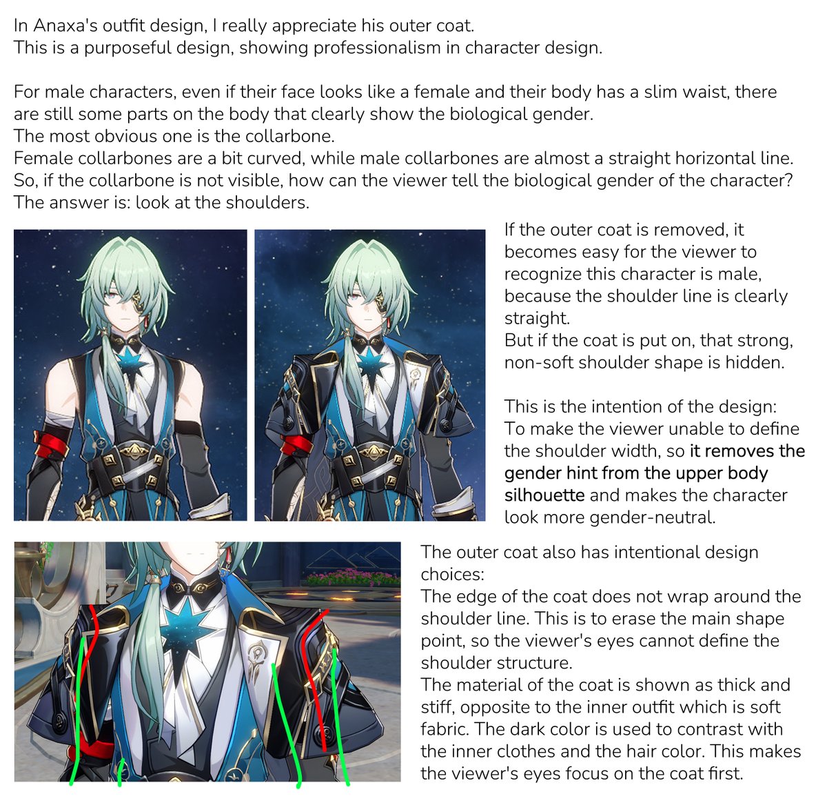 character design analysis: anaxa this is not about the meaning of ...