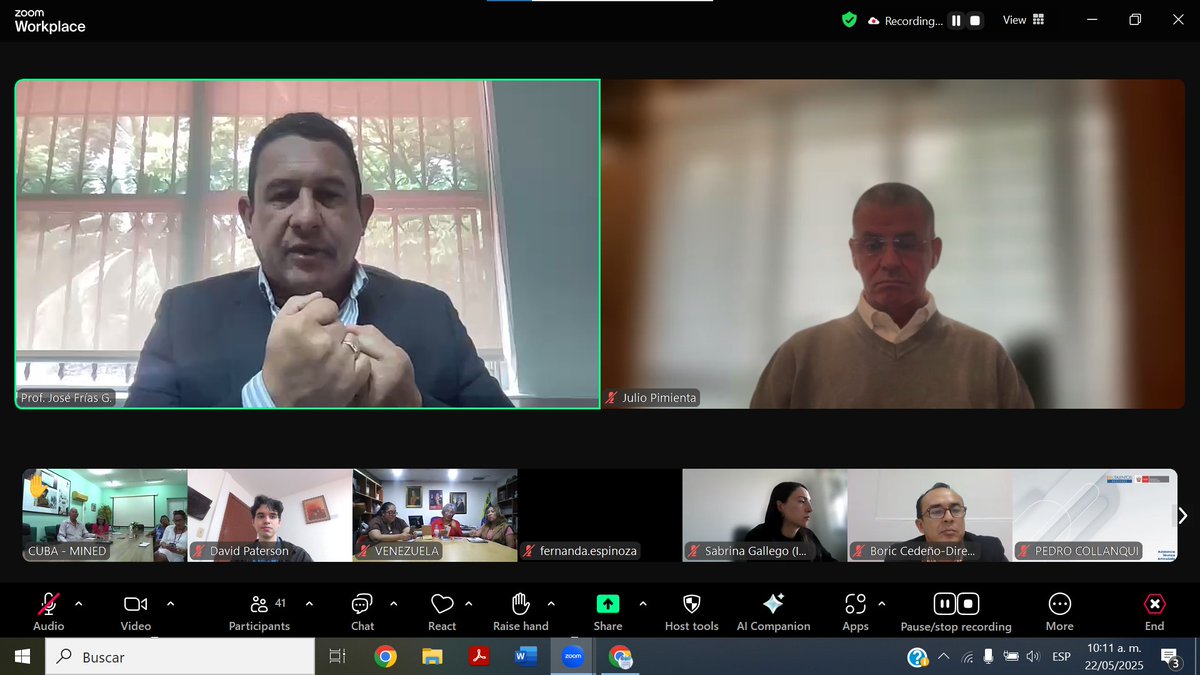 ConvenioAndrésBello (@espacio_cab) on Twitter photo #NoticiasCAB | Con la participación de Equipos técnicos de los Min. de Educación de 11 países, <a href="/espacio_CAB/">ConvenioAndrésBello</a> realizó presentación oficial del Informe Final de la Progresión de Habilidades, producto de la L1-ESINED II. Exposición por Dr. Julio H. Pimienta P.
shorturl.at/smzR6 #NoticiasCAB | Con la participación de Equipos técnicos de los Min. de Educación de 11 países, <a href="/espacio_CAB/">ConvenioAndrésBello</a> realizó presentación oficial del Informe Final de la Progresión de Habilidades, producto de la L1-ESINED II. Exposición por Dr. Julio H. Pimienta P.
shorturl.at/smzR6
