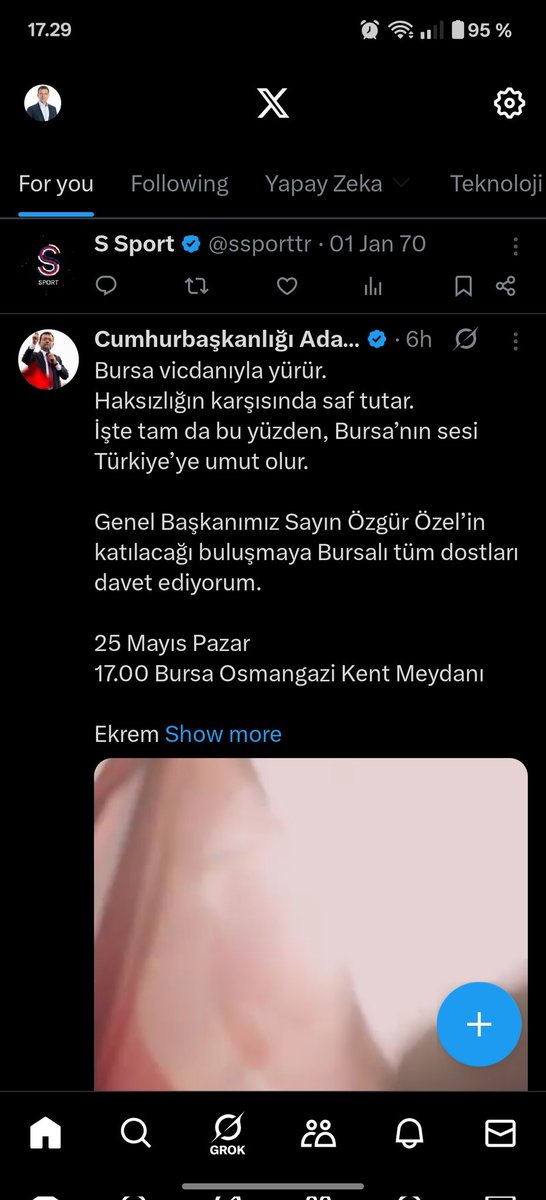 Akışa gelecekten 2070'ten paylaşım düşüyor