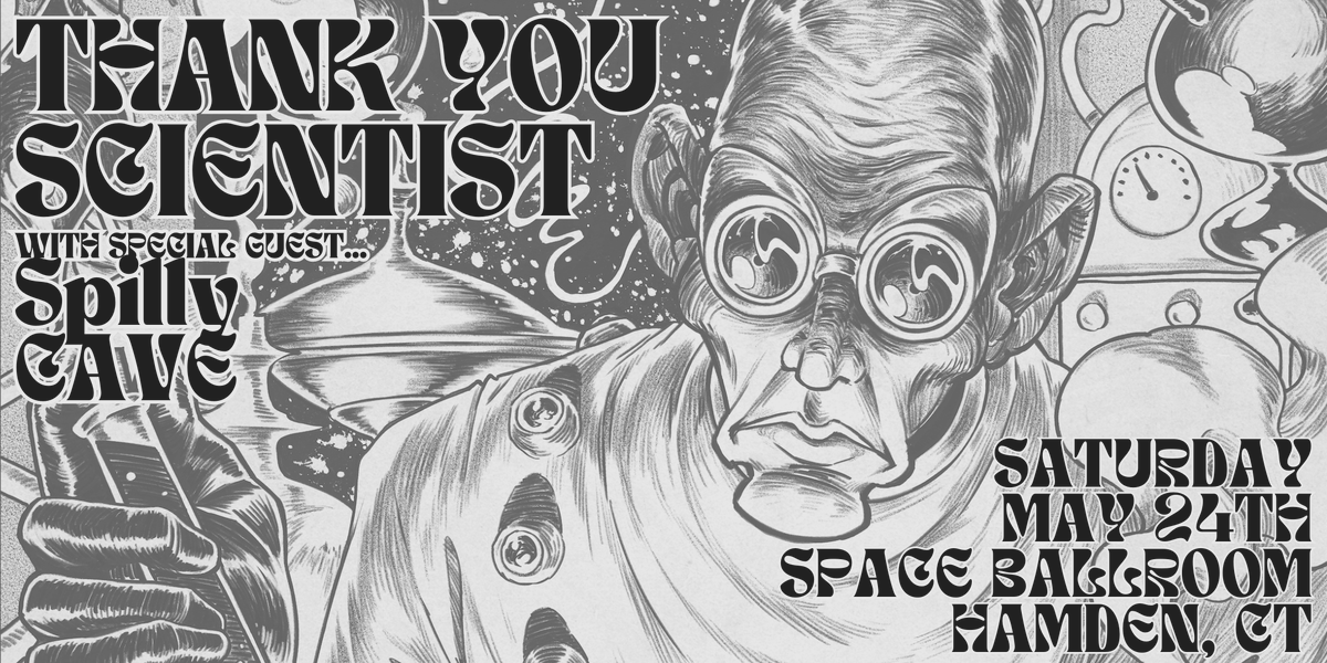 TONIGHT (5/24)! Thank You Scientist returns to our stage with Spilly Cave!

🎟️available at the door or online: found.ee/ThankYouScient…
ℹ️for the show: found.ee/ThankYouScient…