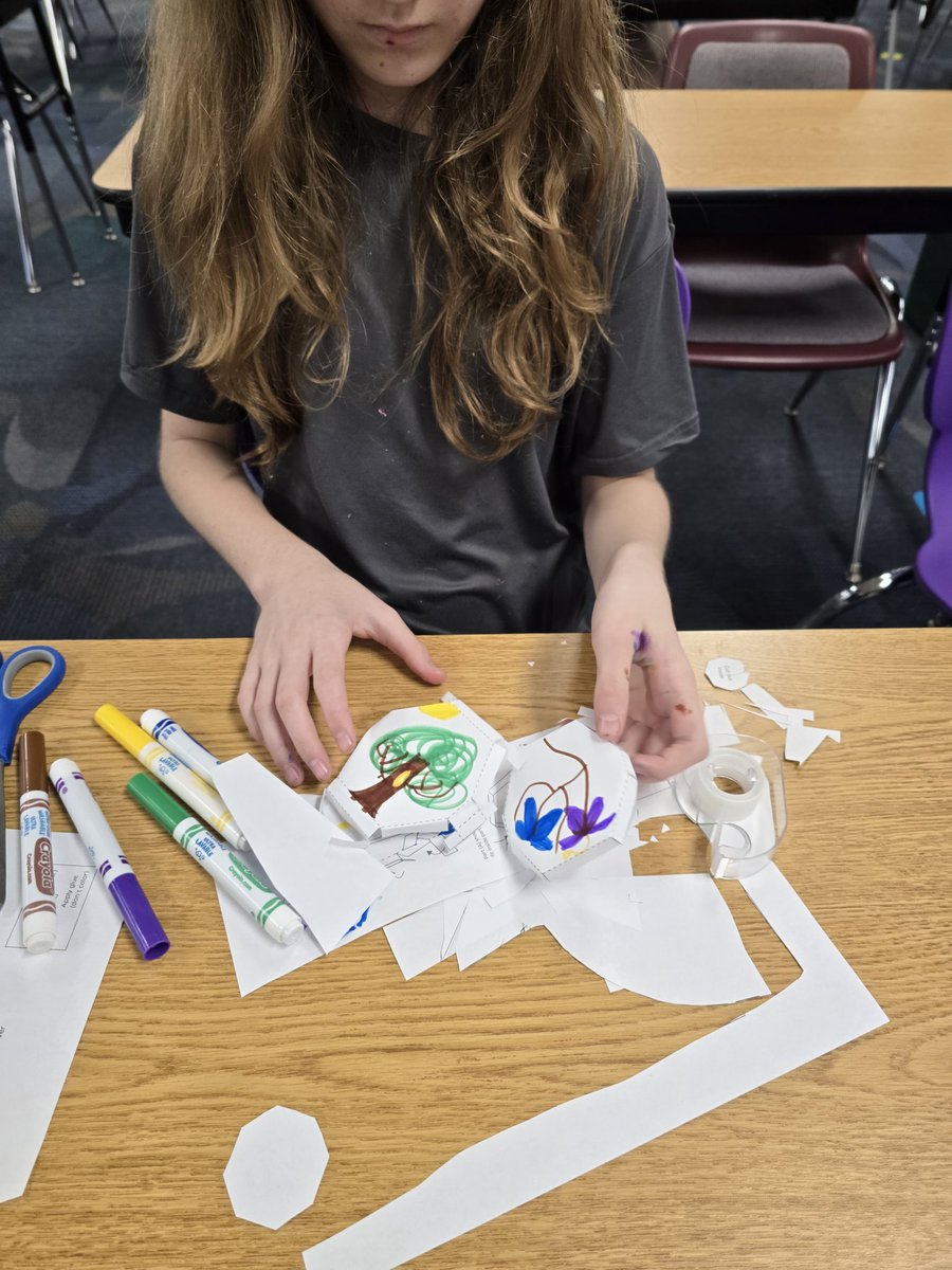 We had so much fun building our #ParkerSolarProbe. We also learned sometimes it is okay to not follow the directions. ##ISTECert. The sun is very 'cool' to explore. #EIAcademy