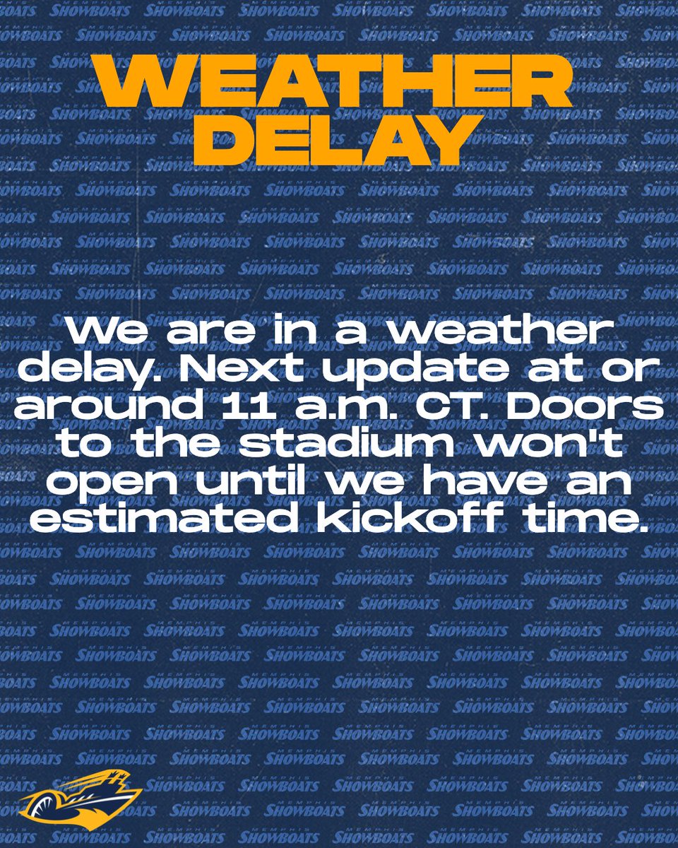 Weather delay to today's game