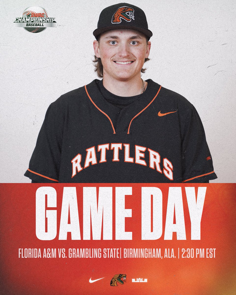 It's Game Day ‼️

Florida A&amp;M vs. Grambling State

📍| Birmingham, Ala.
🏟️| Rickwood Field
⏰| 2:30 p.m. EST
📺| tinyurl.com/2cyx3pph

#FAMU | #Rattlers | #FangsUp