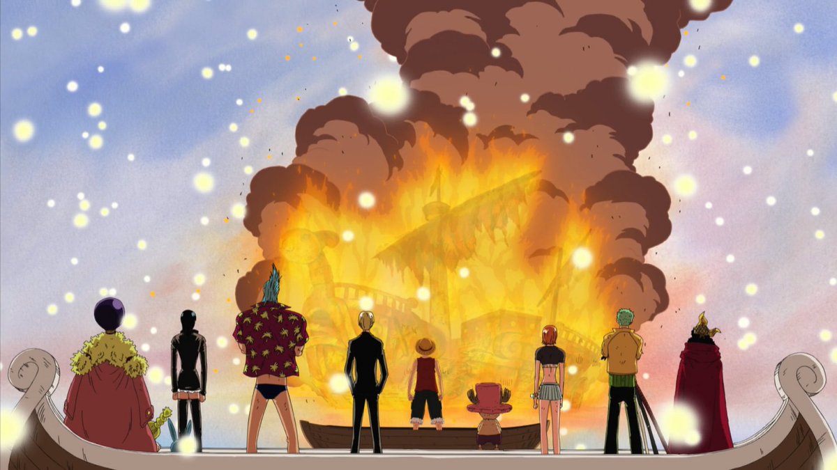 I finished Enies Lobby...yeah I cried over the damm boat which is something I never thought I would ever say. This and Water 7 are by far the peaks of One Piece in my journey so far, and I reckon it'll be hard to top either of them. 10/10, peak Shonen storytelling all-around.