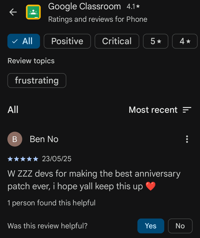 And thus Google classroom was saved

#ZenlessZoneZero #ZZZero #ZZZ