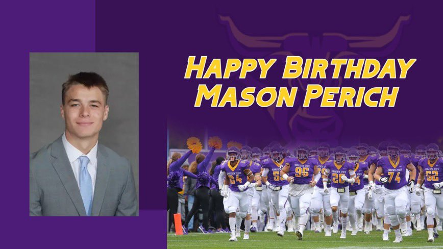 Maverick Football Scoop (@maverick_scoop) on Twitter photo We here <a href="/MinnStFootball/">Minnesota State Football</a> would love to wish <a href="/MasonPerich30/">Mason Perich</a> a VERY HAPPY BIRTHDAY! We hope you have a Great Day! #MavFam π€π½ππππ₯³ We here <a href="/MinnStFootball/">Minnesota State Football</a> would love to wish <a href="/MasonPerich30/">Mason Perich</a> a VERY HAPPY BIRTHDAY! We hope you have a Great Day! #MavFam π€π½ππππ₯³