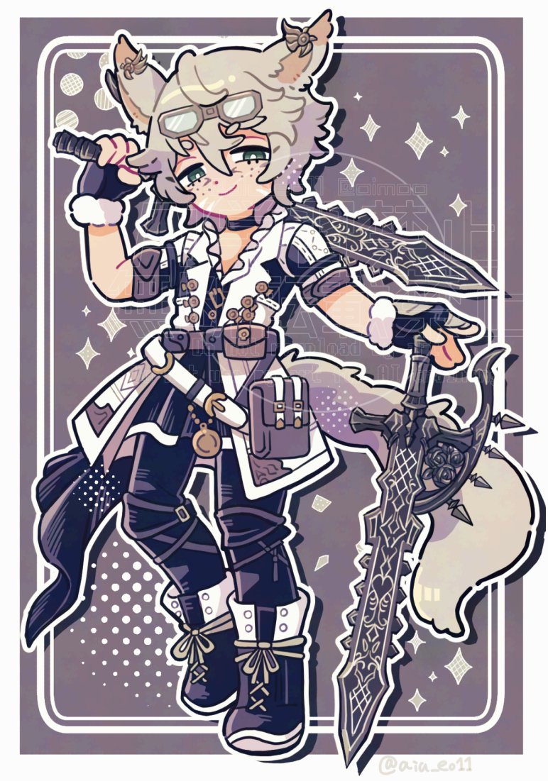 aiu_eo11's tweet image. Thanks for the commission request!⚔️✨
#Commission