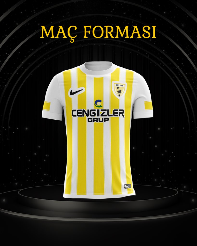 Final karşılaşmasında, sahaya “Sarı Beyaz Çubuklu Formamız” ile çıkacağız!💛🤍