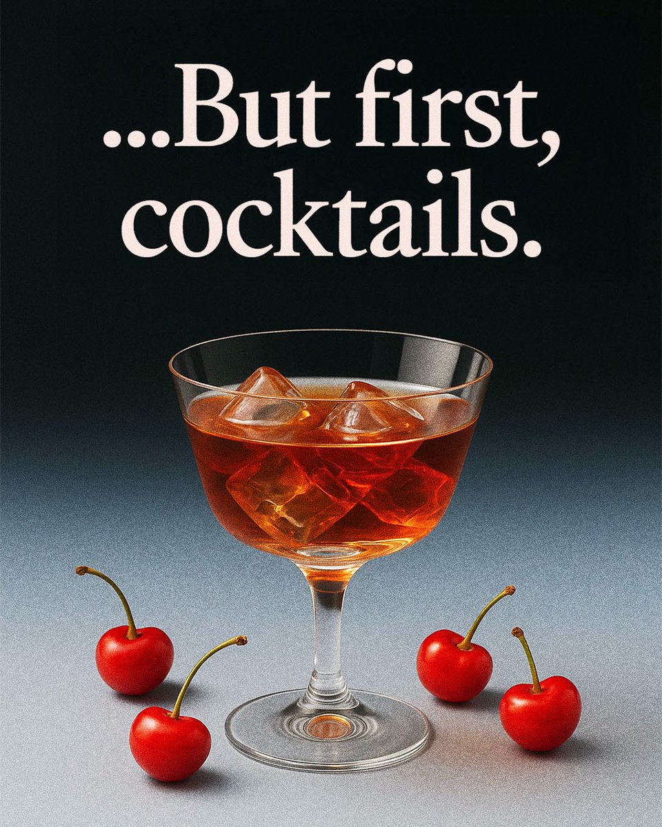 And a cigarette second.