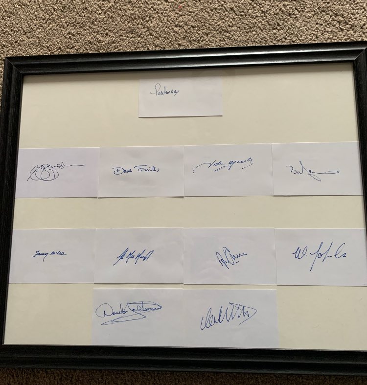 Rangers 1972 signed team