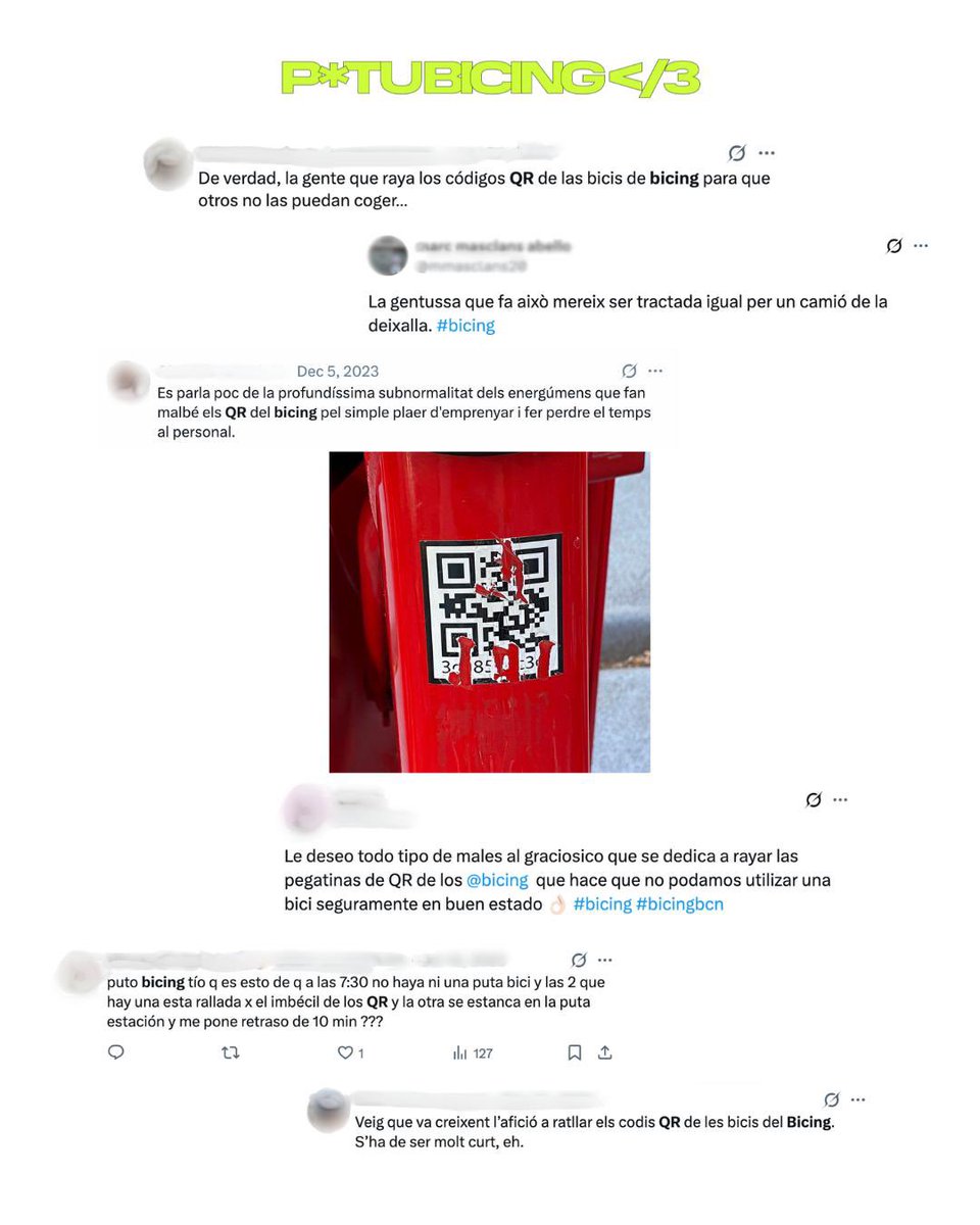 Tot bé a casa?

#putubicing #putuqr #bicing #barcelona #ajbarcelona #bici #bicicleta #ajuntamentbarcelona