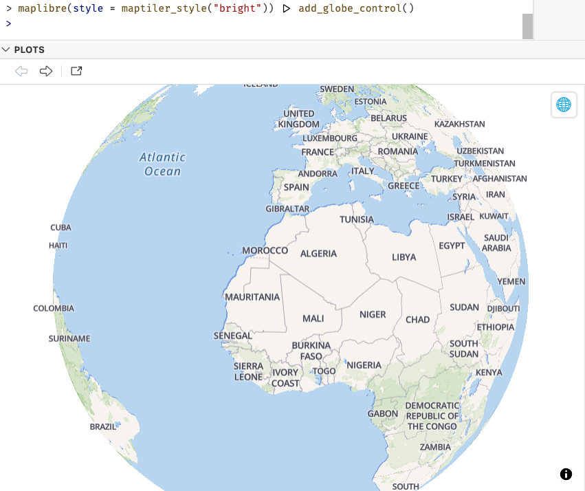 kyle_e_walker's tweet photo. 🌎 A new release of {mapgl}, your #rstats package for making @Mapbox and @maplibre maps, is now on CRAN! 🌎

New features include: 
🌍 New `*_view()` functions for quick data inspection
🌏 Rain and snow effects for Mapbox maps
🌍 A globe control for Maplibre maps https://t.co/Joh2xuyU7t