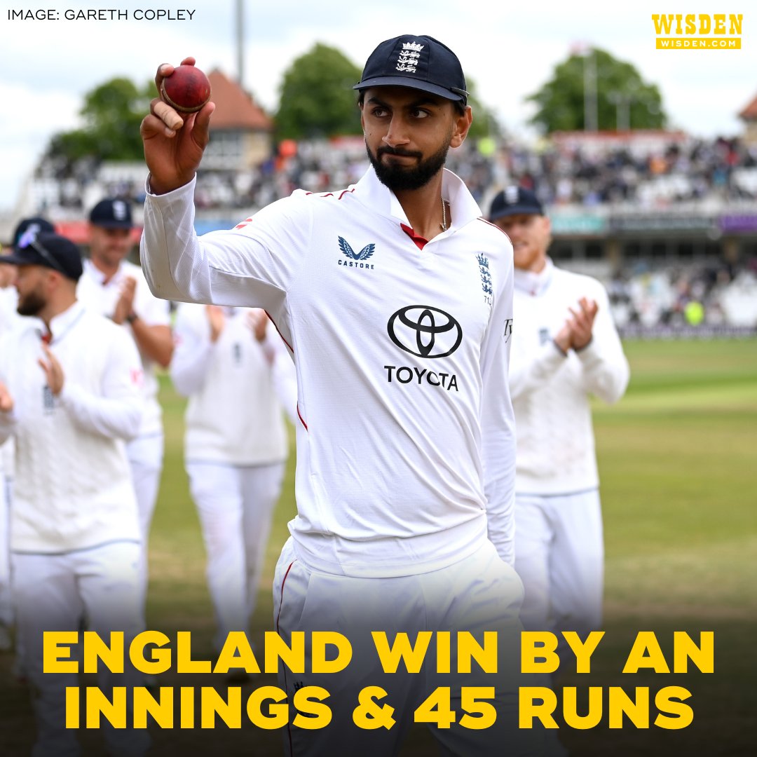 England have recorded their fourth Test win by an innings since the start of 2024, beating Zimbabwe inside three days 🙌

#ENGvZIM